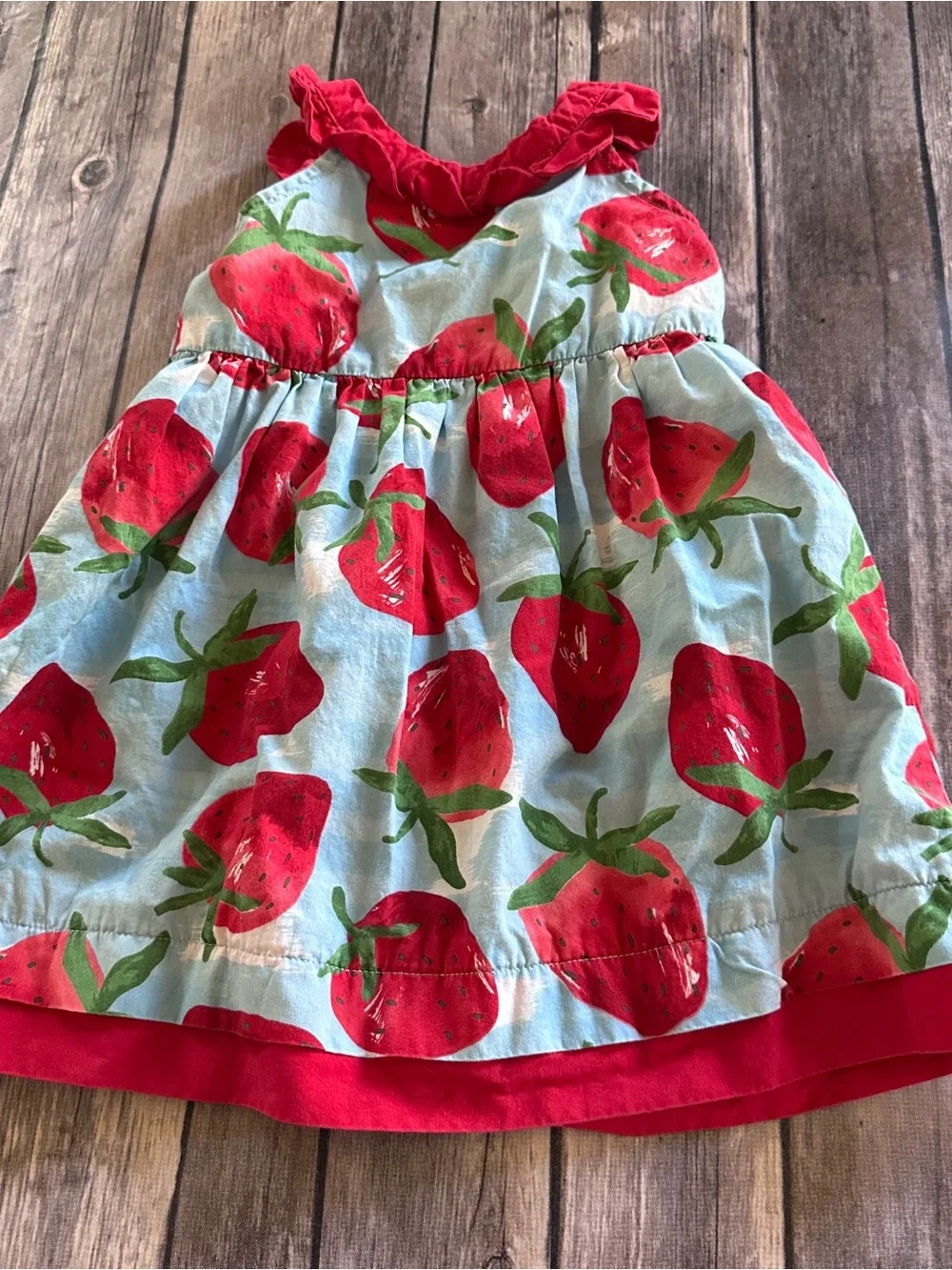 Gymboree strawberry dress vguc 12/18